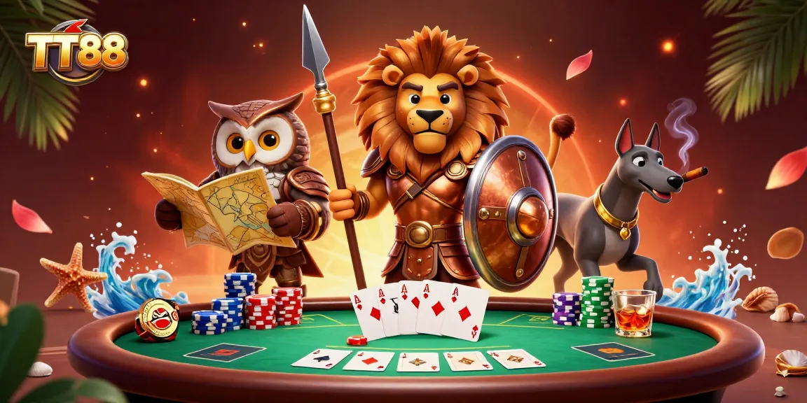 TT88 brings strategic poker action to life with dynamic characters and vibrant game elements.