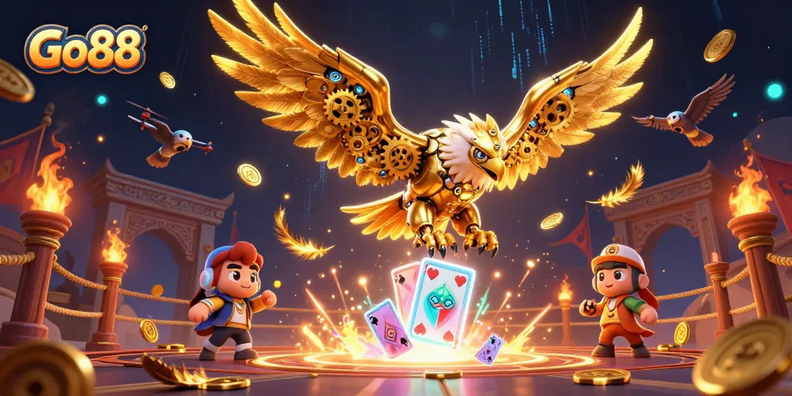 Experience excitement and winning strategies at Go88, where vibrant gaming elements blend with dynamic action.