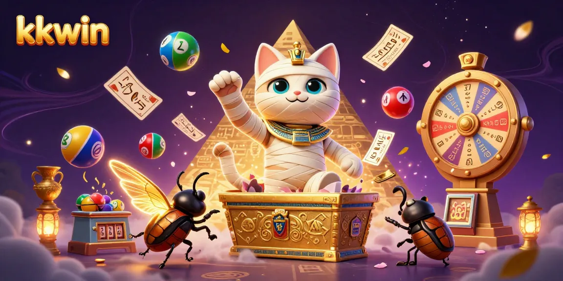 Experience kkwin's thrilling online casino adventures with dynamic lottery balls and vibrant gaming elements.