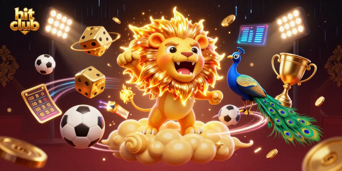 Join hit club in this vibrant 3D casino scene filled with dynamic gaming action and excitement.