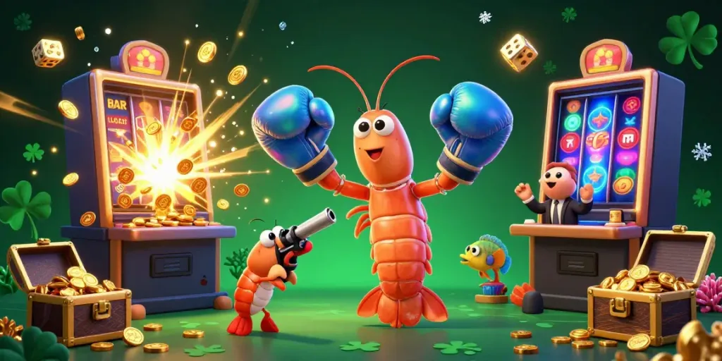 Engage in thrilling slots action at 98win with vibrant jackpots and dynamic 3D casino characters.