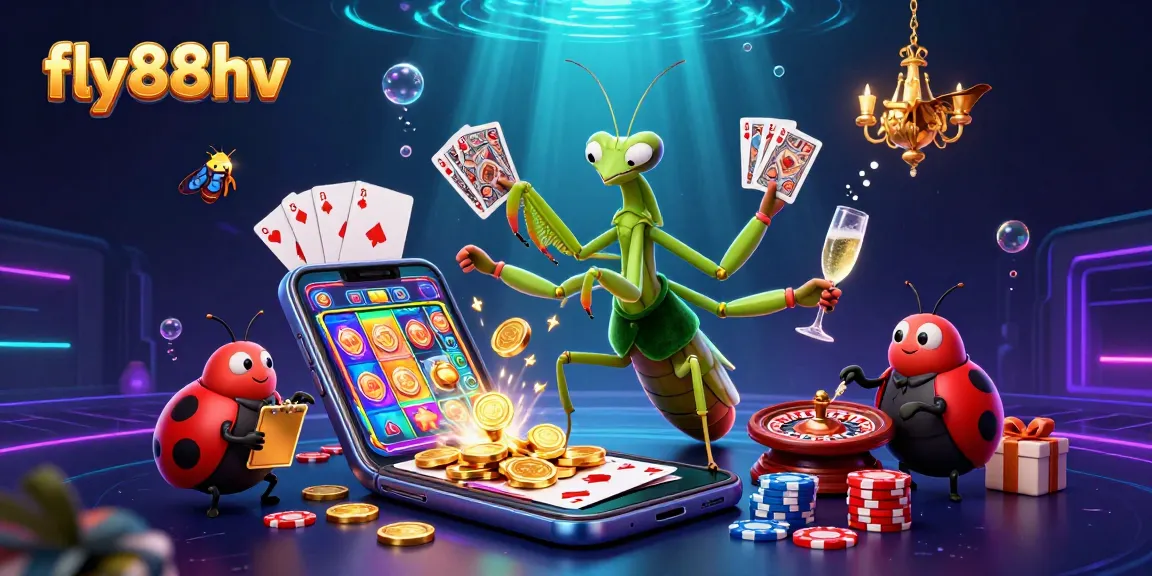Engage in dynamic gameplay at fly88hv with 3D characters showcasing casino action and vibrant game elements.