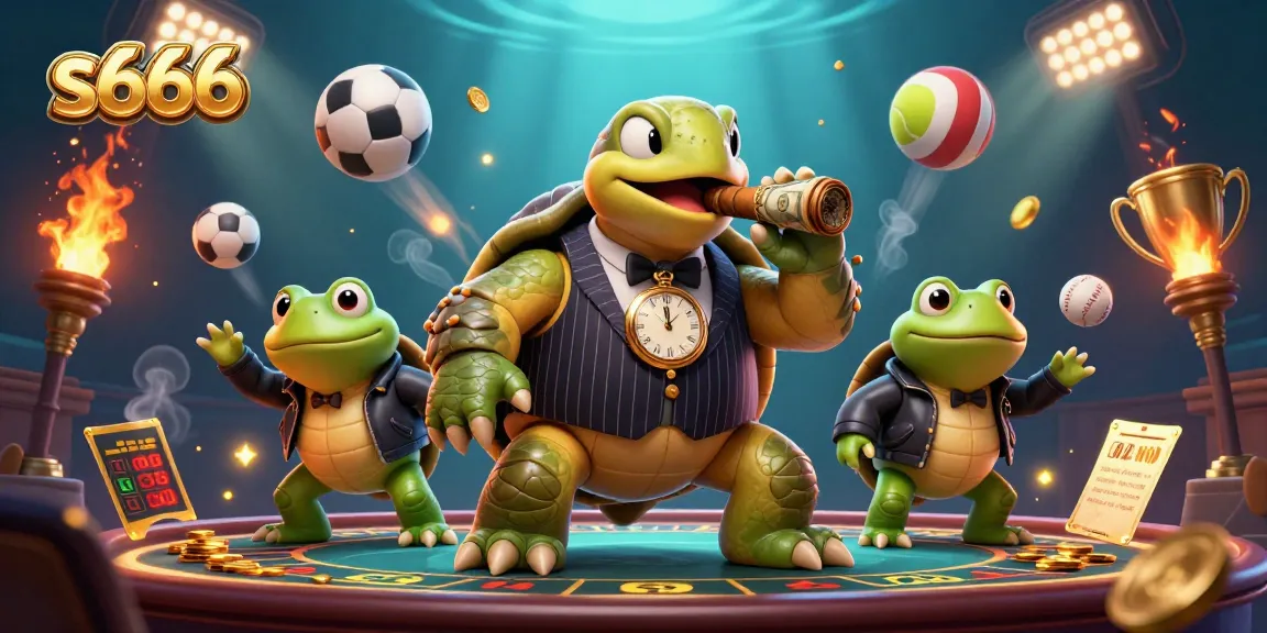 Experience thrilling action with s666, showcasing a dynamic casino scene with engaging characters and gaming elements.