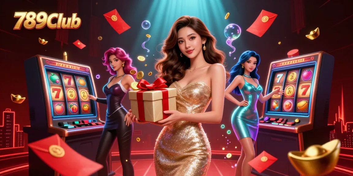 Experience thrilling wins at 789Club with a stunning illustrated atmosphere of vibrant casino action.