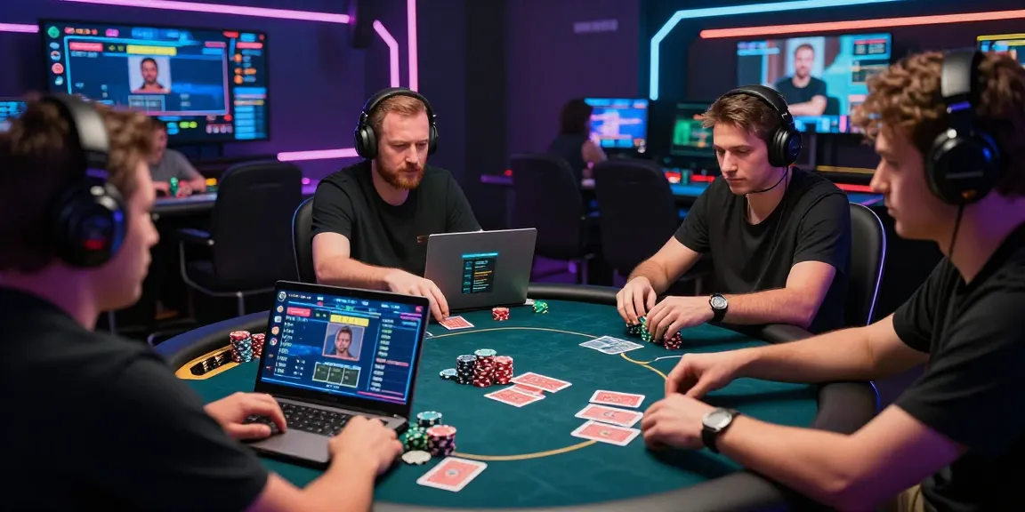 Engaging online poker players utilizing Alternatif Link Nagapoker in a thrilling digital environment.