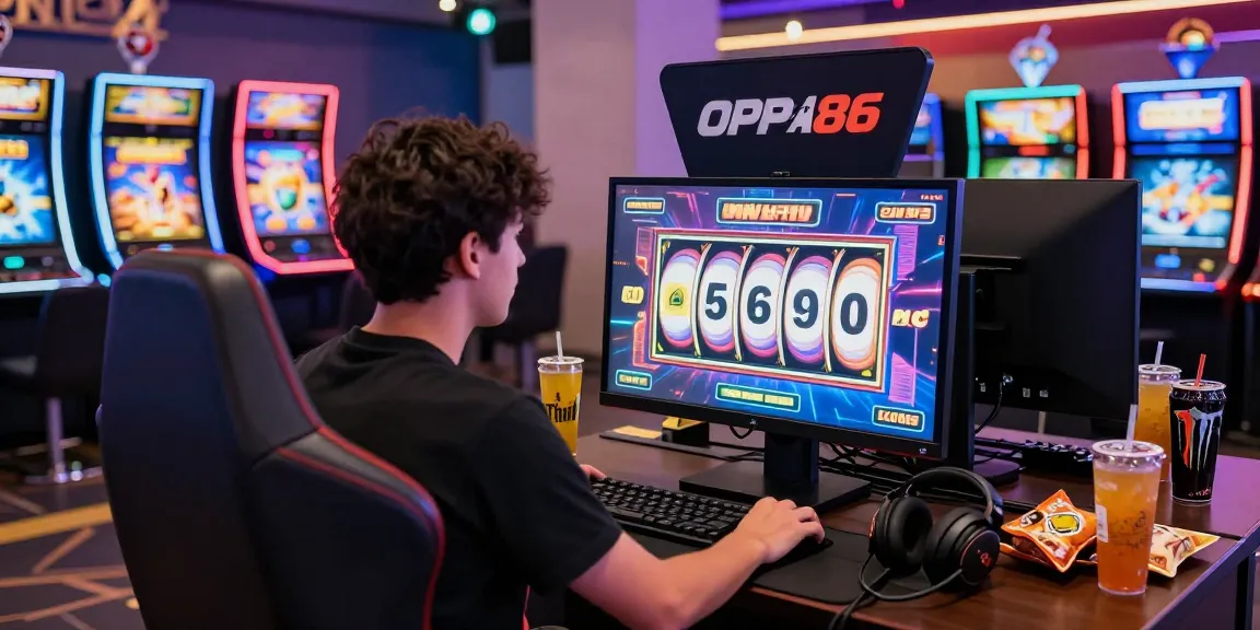 Exciting gaming experience at oppa86 situs with vibrant slot machine interface.