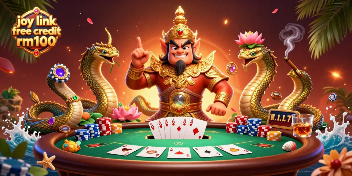 Engage with joy link free credit rm100 through an exciting poker scene filled with vibrant characters.