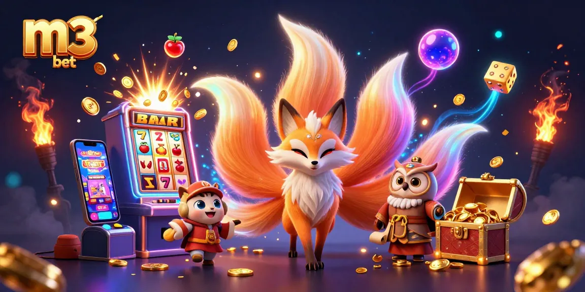 Experience thrilling gameplay at m3 bet with colorful 3D characters and exciting casino elements.