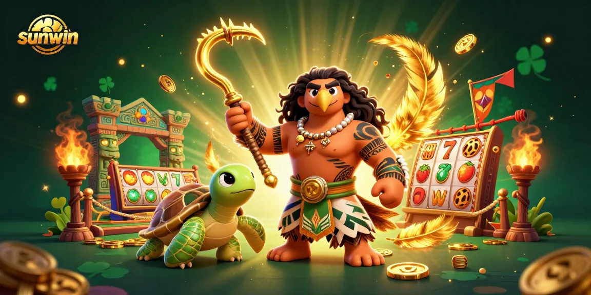 Experience winning excitement at sunwin with a vibrant slot game scene featuring engaging characters.