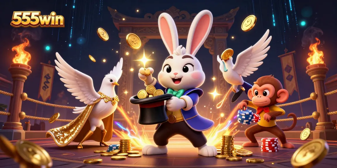 Experience thrilling gameplay with 555win as magical characters spark joy and winning moments.