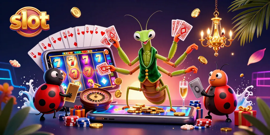 Menangkan perjudian slot sambil berinteraksi dengan karakter lucu dalam ilustrasi 3D.