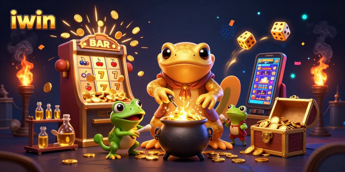 Spin the reels at iwin, where a magical alchemist creates gold coins and jackpots!