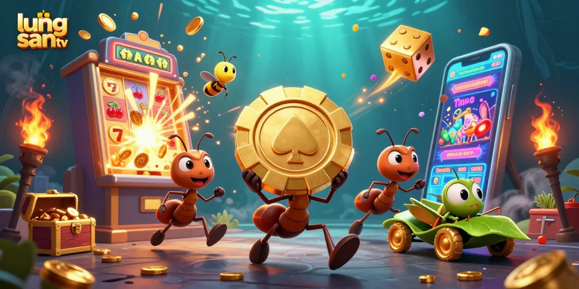 Experience the excitement of lương sơn tv with a thrilling heist scene featuring ants, a firefly lookout, and a grasshopper driver.