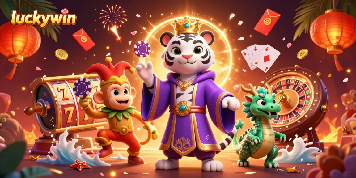 Experience exciting gameplay with luckywin featuring a vibrant casino scene full of rich details and dynamic elements.