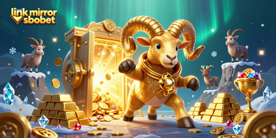 Experience winning with link mirror sbobet, featuring golden treasures and dynamic gambling elements.