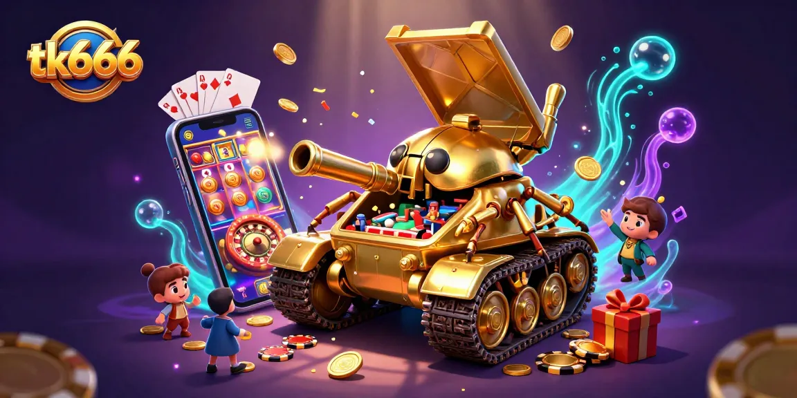 Experience exciting gameplay with tk666 featuring a golden casino beetle tank and thrilling slot games.