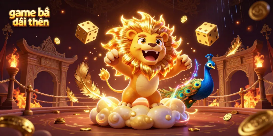 Experience game bài đổi thưởng with vibrant 3D characters immersed in an exhilarating casino atmosphere.
