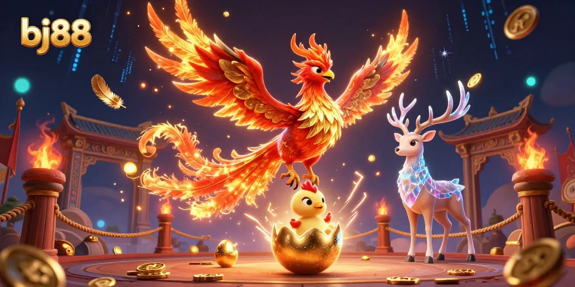 Experience thrilling action with the bj88 phoenix in a vibrant 3D casino arena.