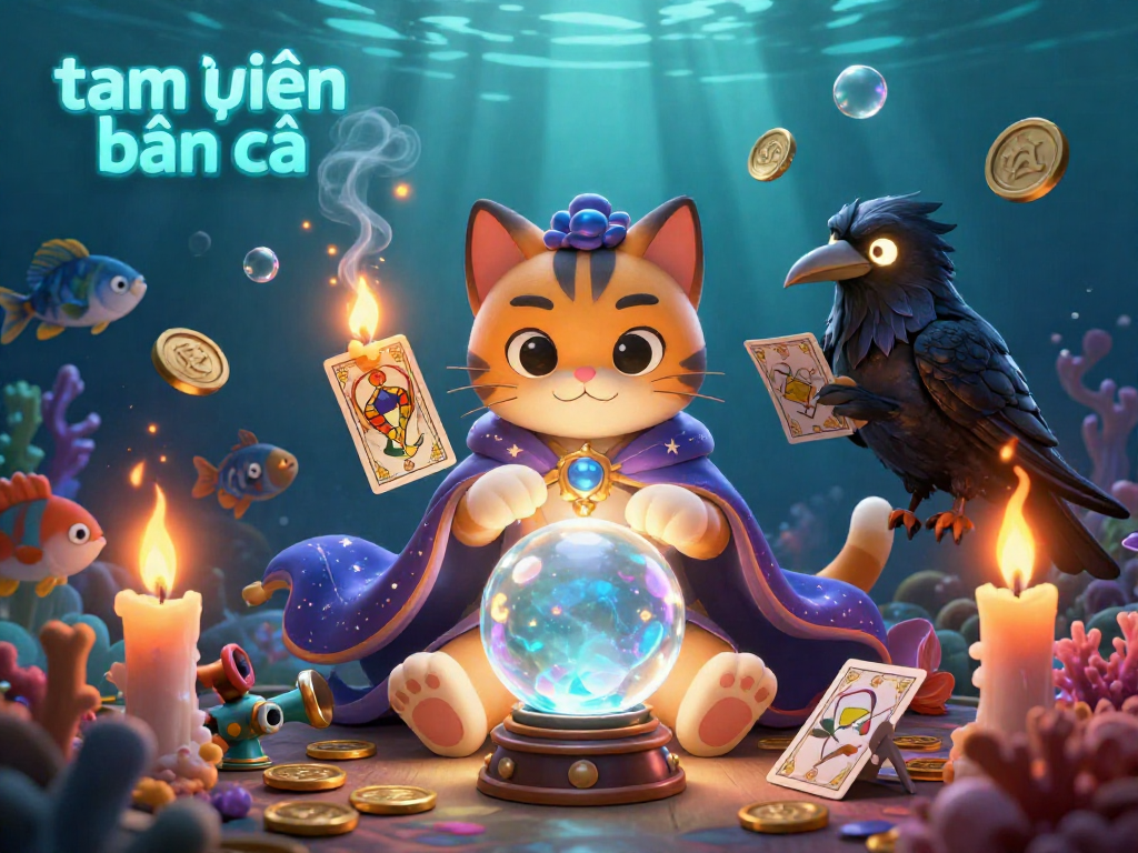 Engage in exciting fish shooting gameplay with tam tiên bắn cá, featuring dynamic underwater scenes brimming with vibrant sea creatures.