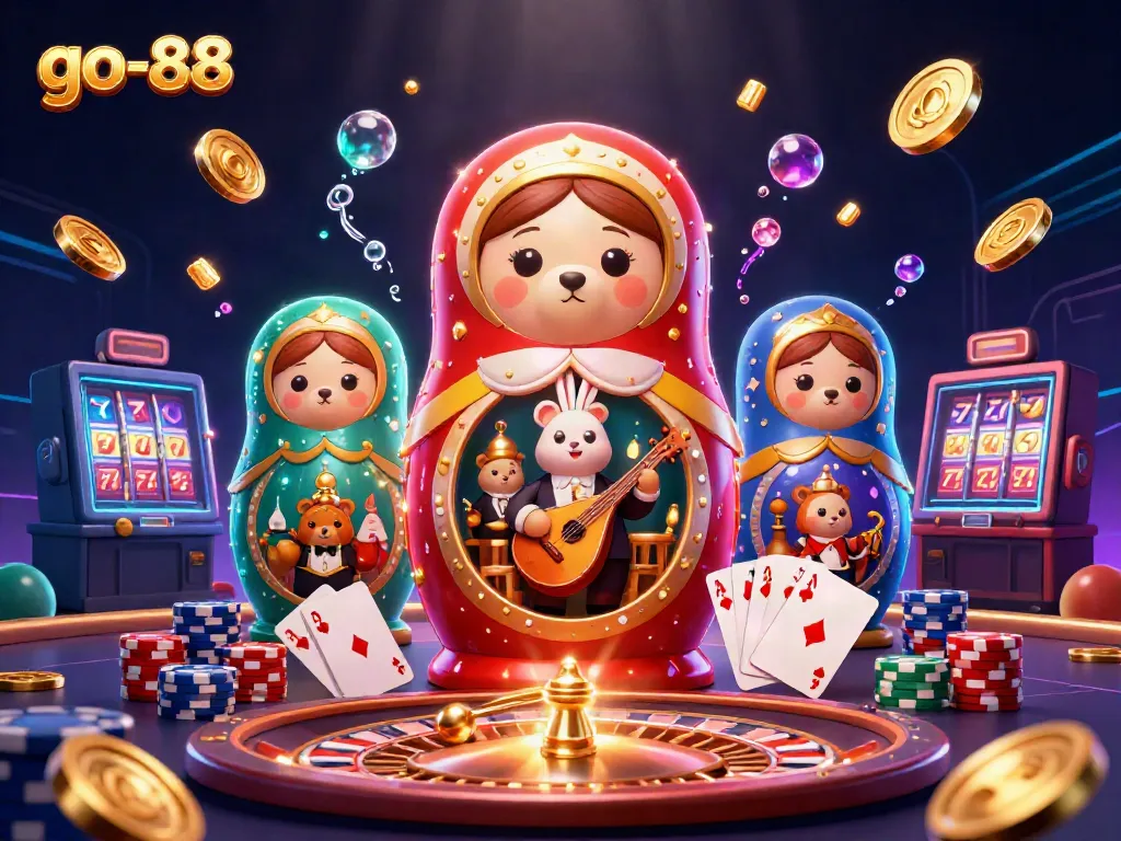 Experience exhilarating gameplay at go-88 with vibrant casino-themed characters and stunning visuals.