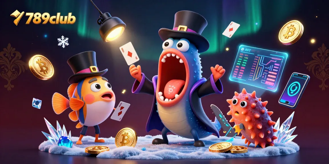 Catch stunning 789club moments with our captivating sea creatures performing dazzling card tricks.