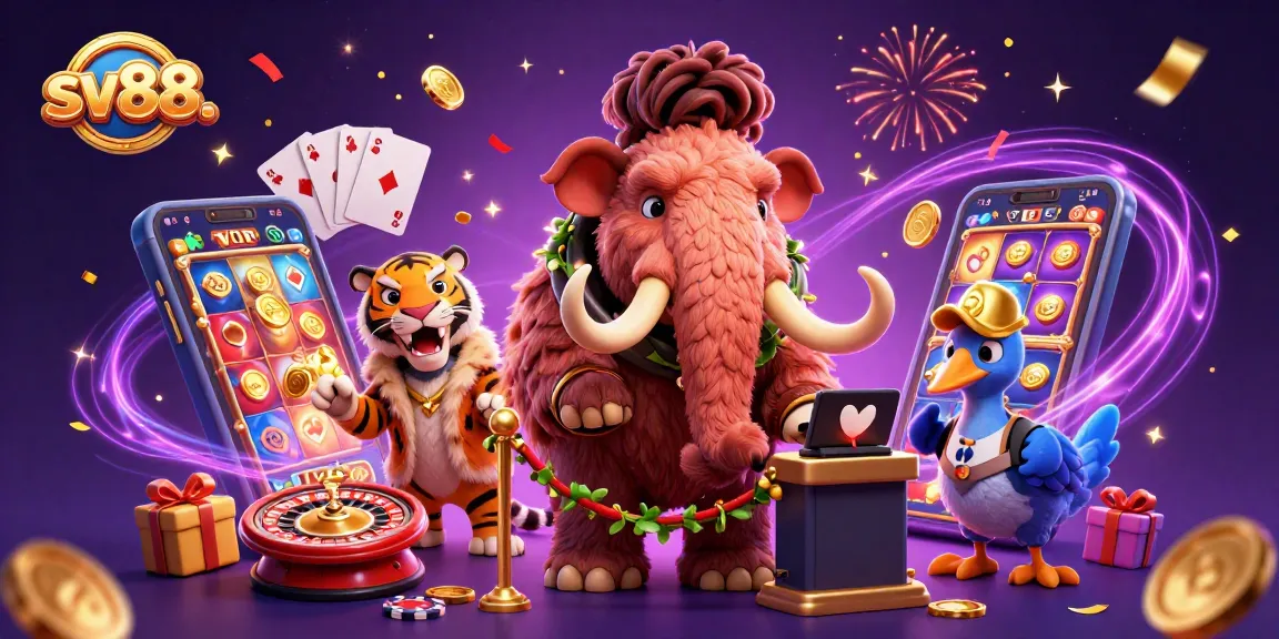 Experience exciting slot games at sv88. with vibrant characters and gaming elements