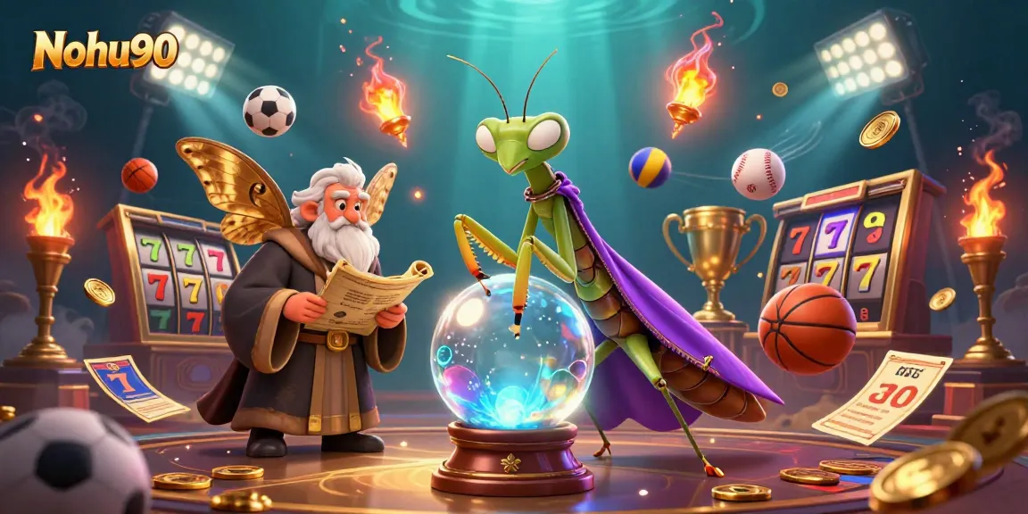 Nohu90 offers a captivating 3D slot scene highlighting exciting jackpots and vibrant game elements.