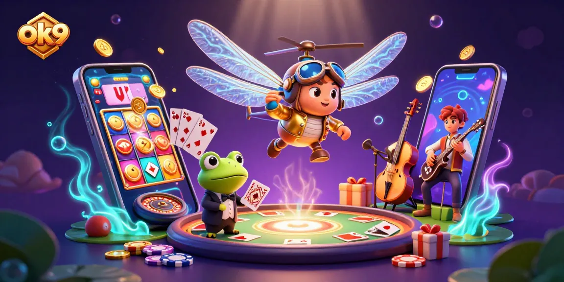 Engage with ok9's thrilling casino experience featuring vibrant characters and dynamic games.