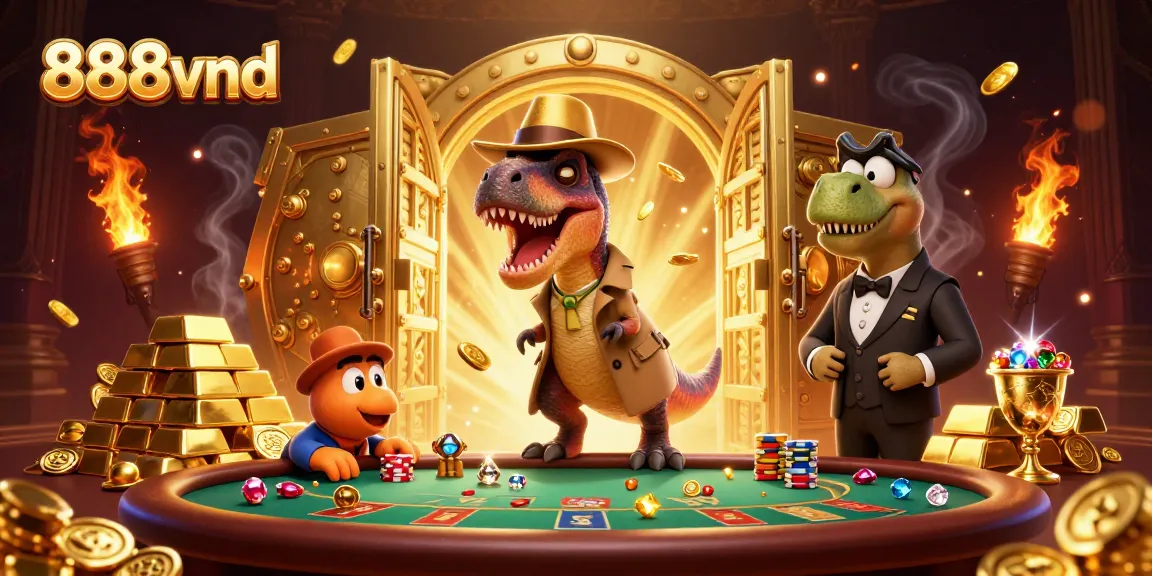 Experience thrilling gameplay with 888vnd's vibrant 3D casino world featuring dynamic characters and jackpots.