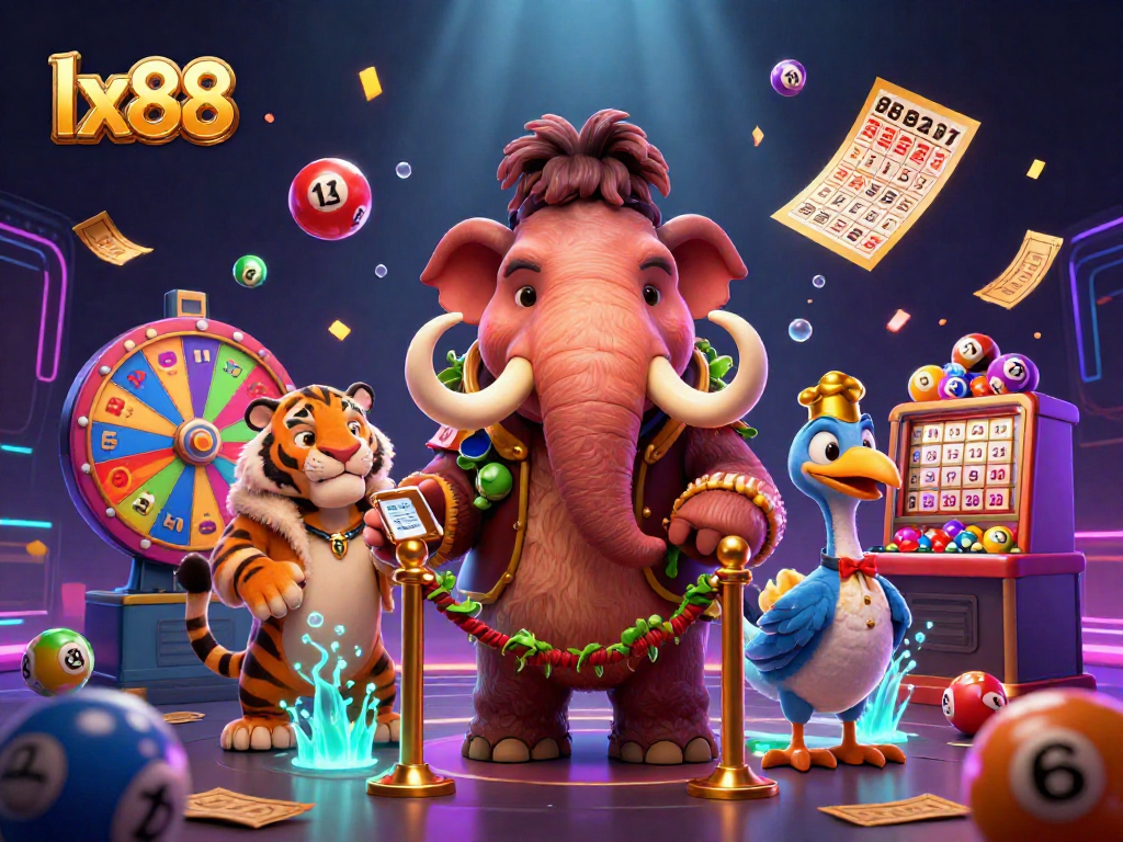 Experience the excitement of lx88 with dynamic lottery elements and charismatic casino characters.