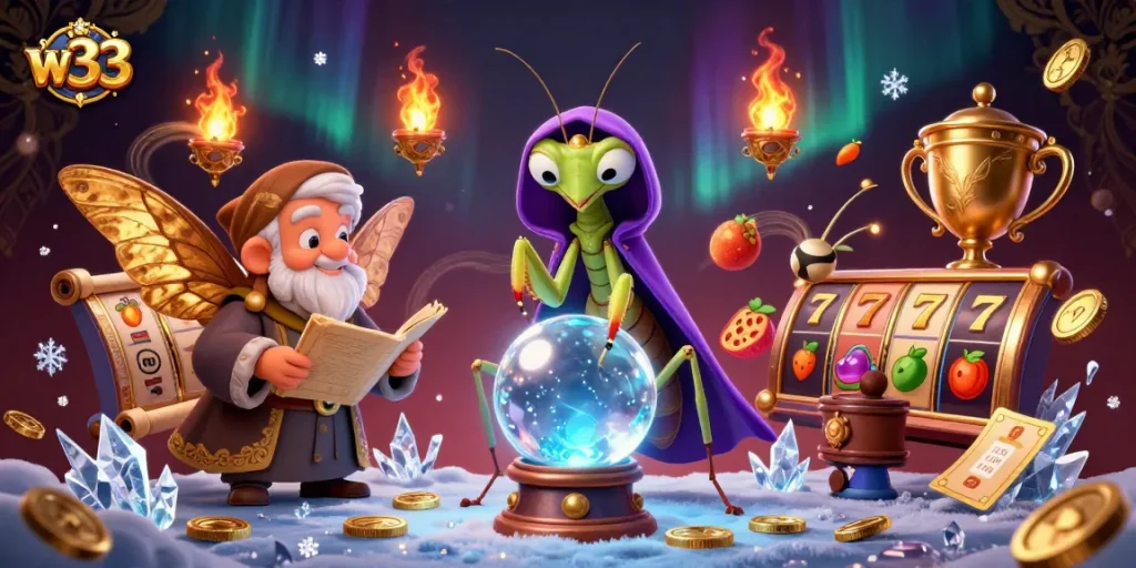 W33 casino brings excitement alive with an enchanted fortune teller and magical gaming elements.